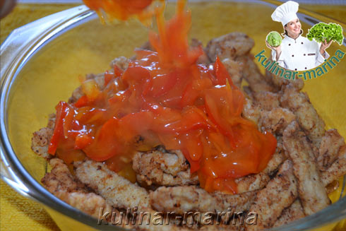 Мясо в кисло-сладком соусе | Габаджоу